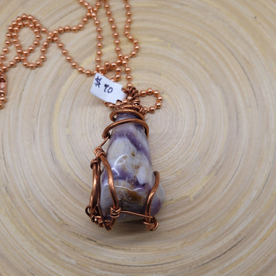 Chunky Amethyst Chain Necklace by TRMC