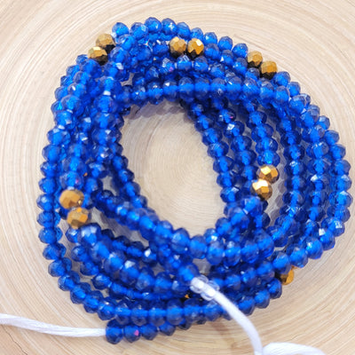 "BLUE SHINE" - Lux Waist Beads