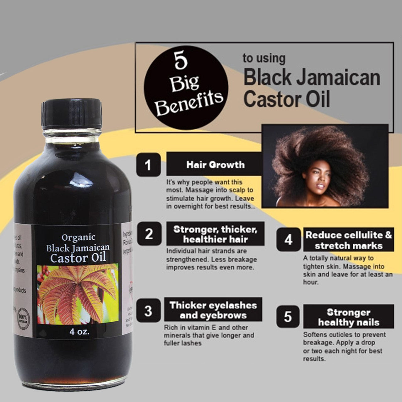 Organic Black Jamaican Castor Oil