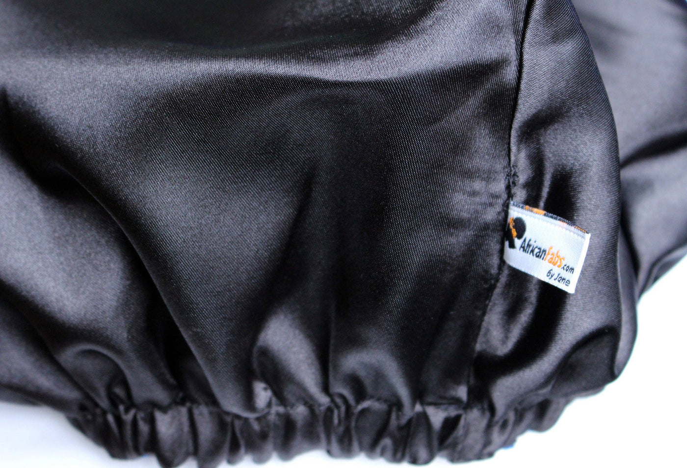 Easy headwrap - Satin lined hair bonnet - Bogolan Brown