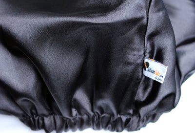 Easy headwrap - Satin lined hair bonnet - Bogolan Brown