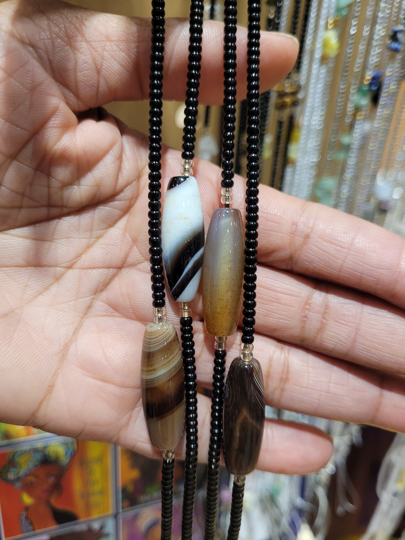 Tibetan Agate Crystal Waist Beads
