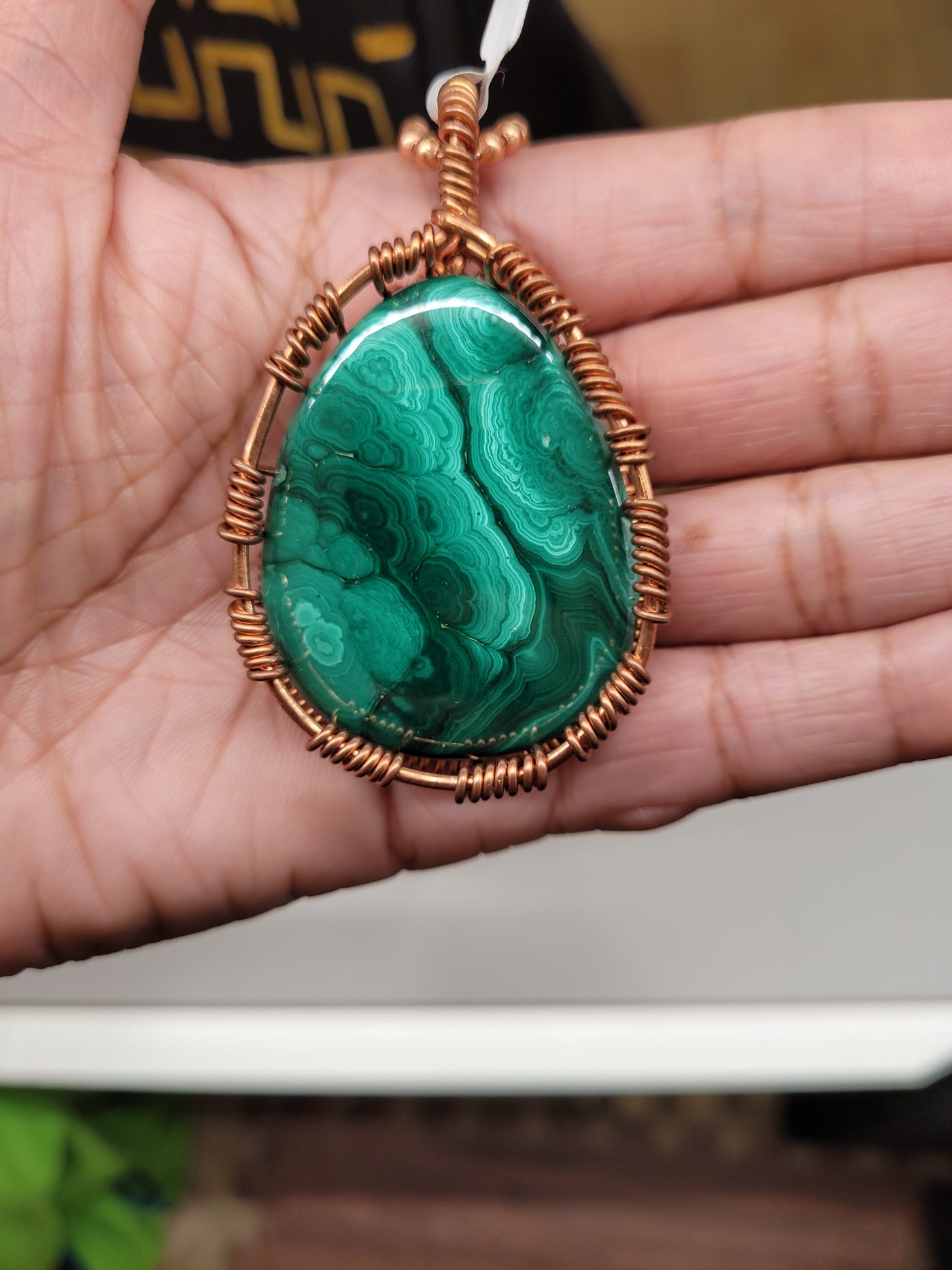 Malachite Necklace by TRMC
