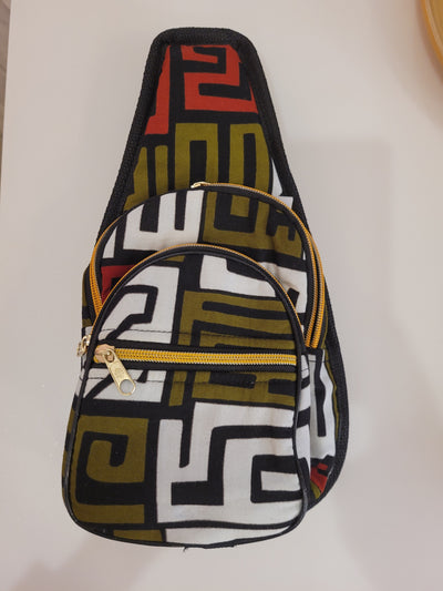 African print Crossbody Bag