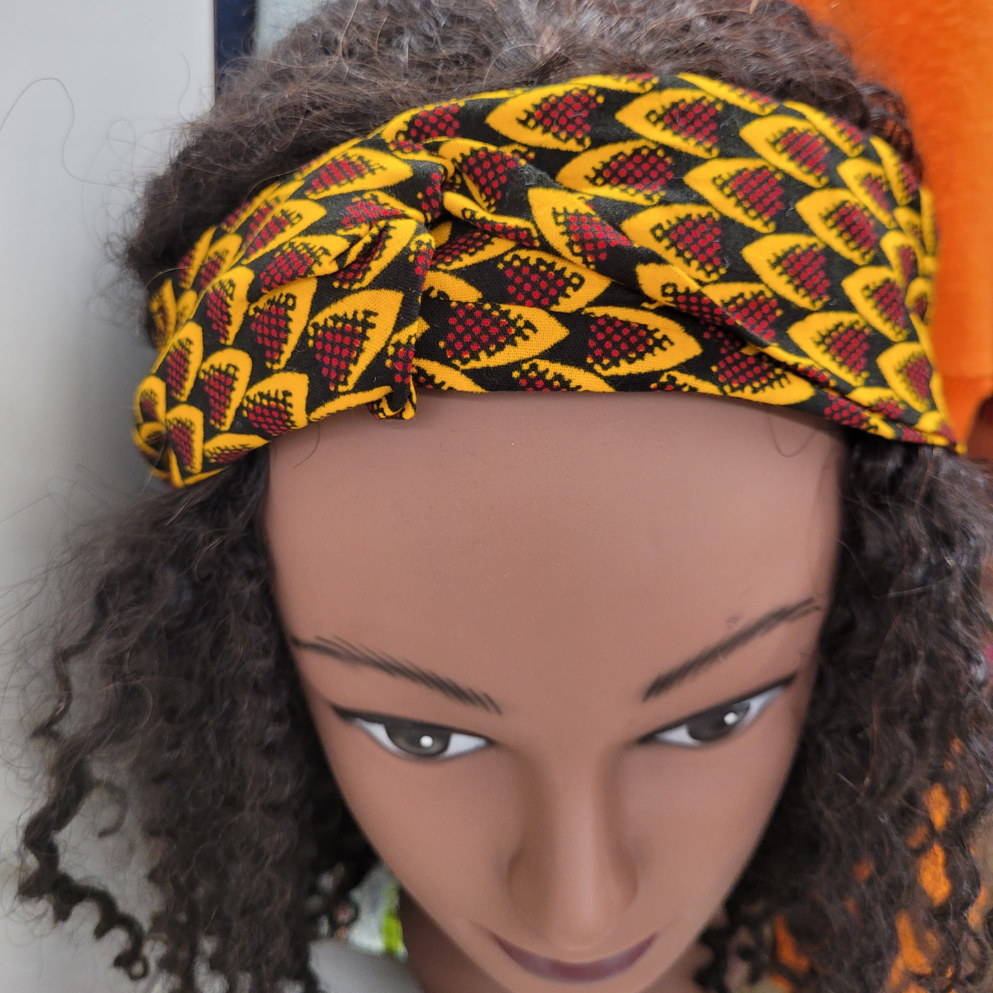 FEATHER African Print Headband