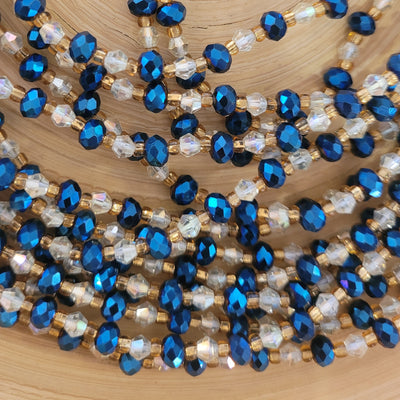 "INDIGO GLIMMER" Waist Beads