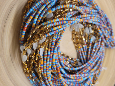 "SUNBEAM" - Vinyl Glow in the Dark Waist Beads