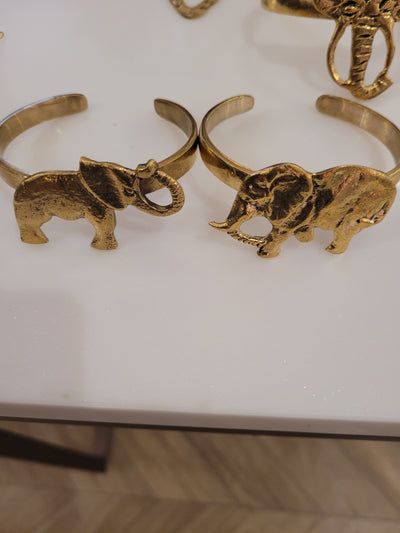 Kenyan Brass Wrist Cuffs