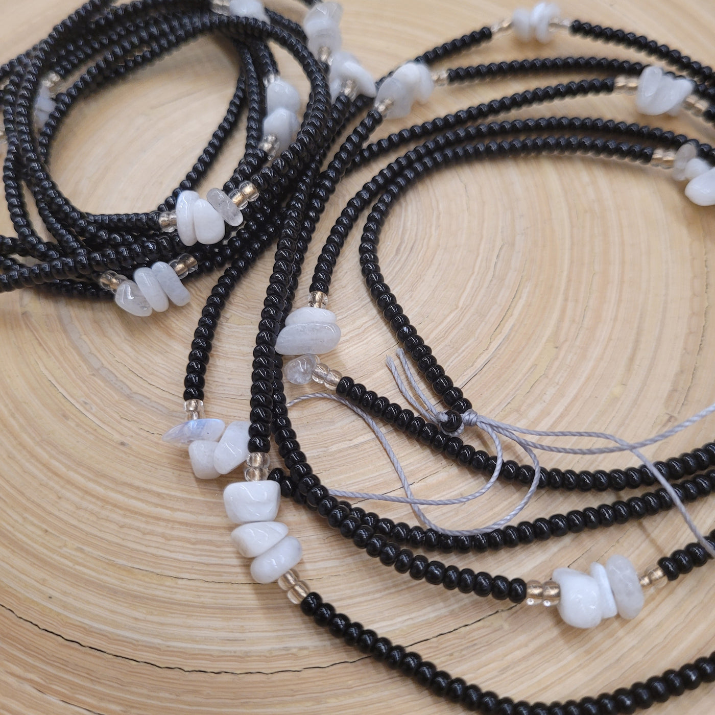 Moonstone Crystal Waist Beads
