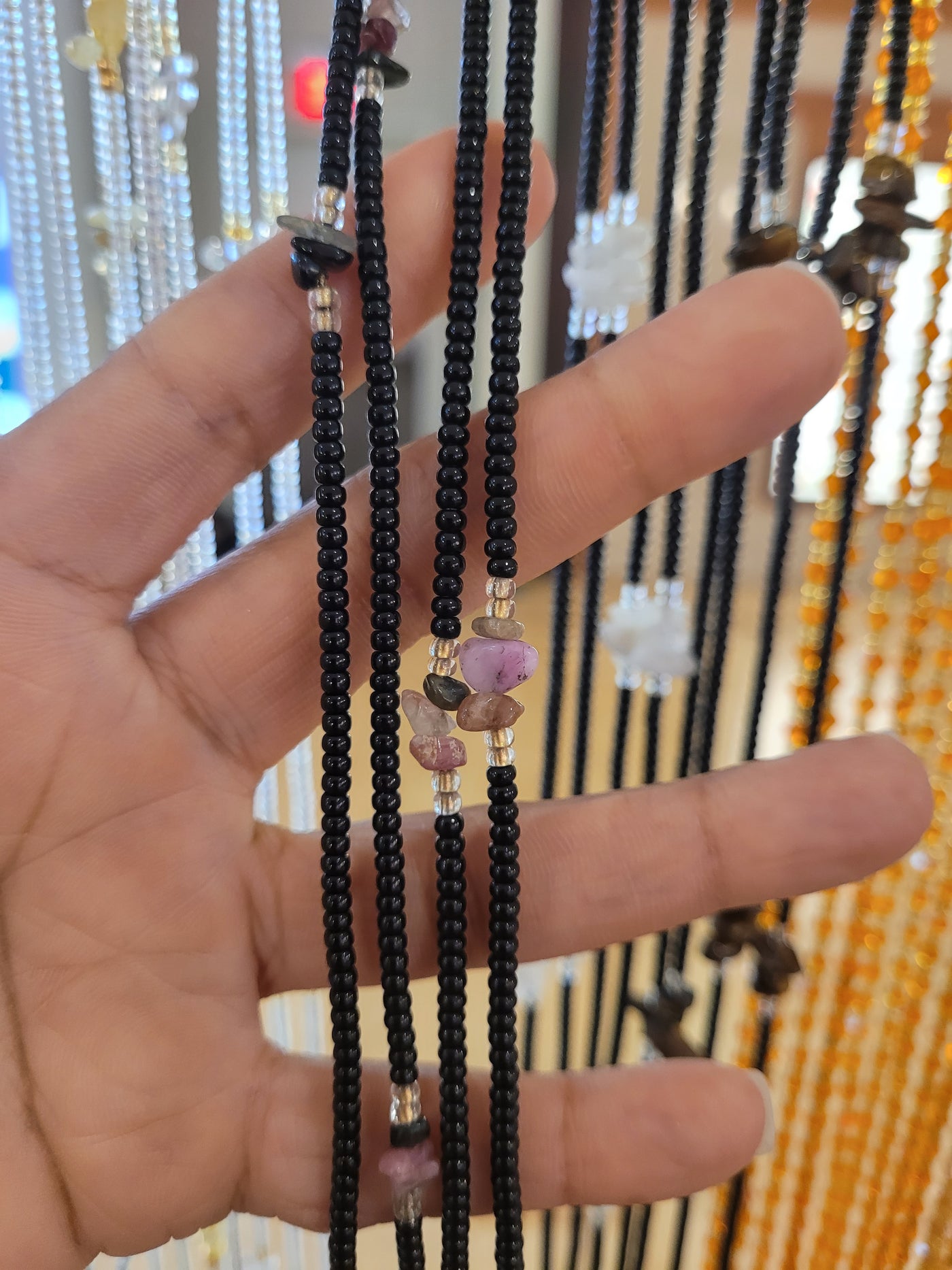 Tourmaline Crystal Waist Beads