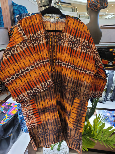 African Print Dashiki Top