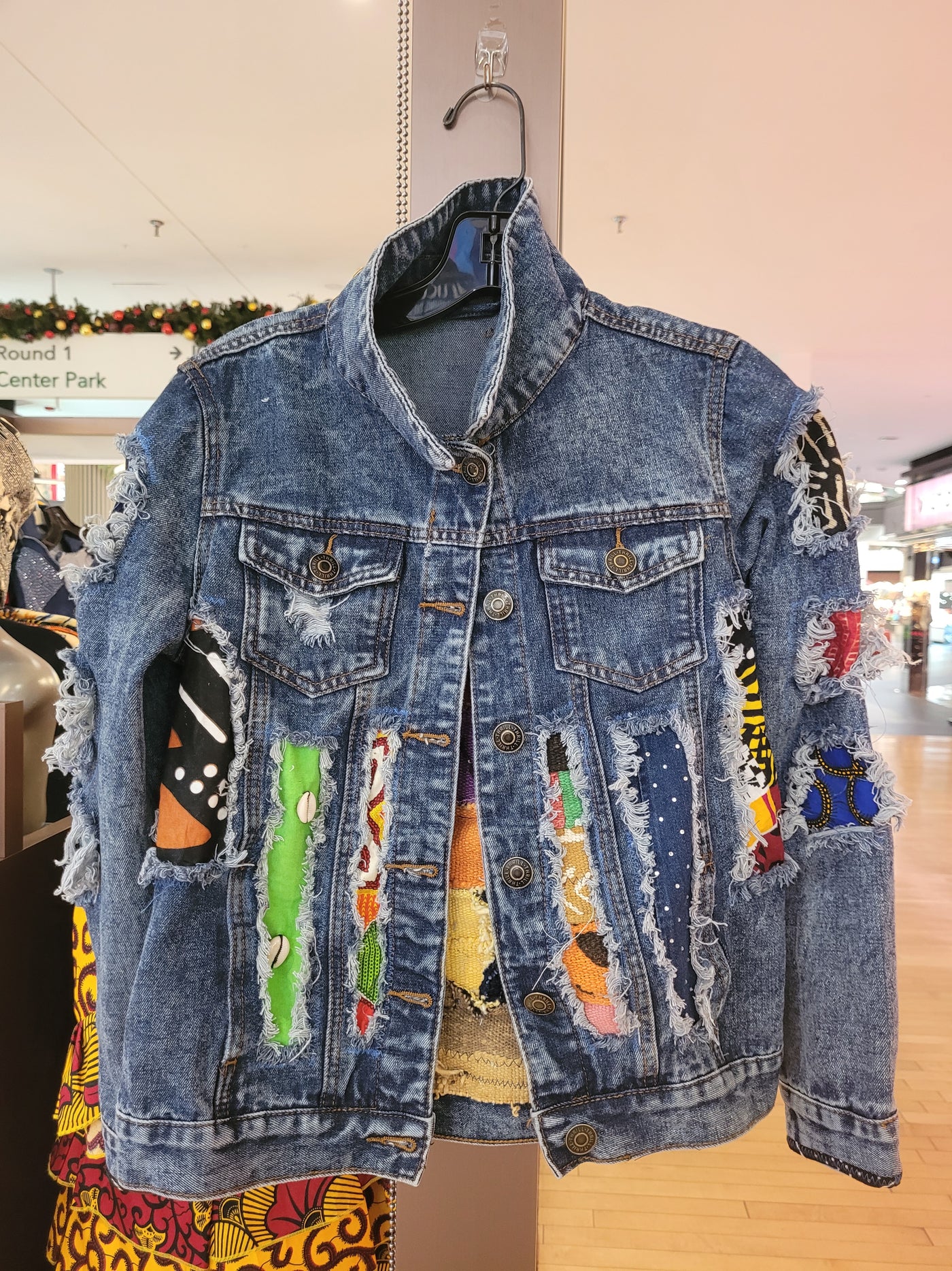 Afrofunk Wear - Washed Denim & Mudcloth