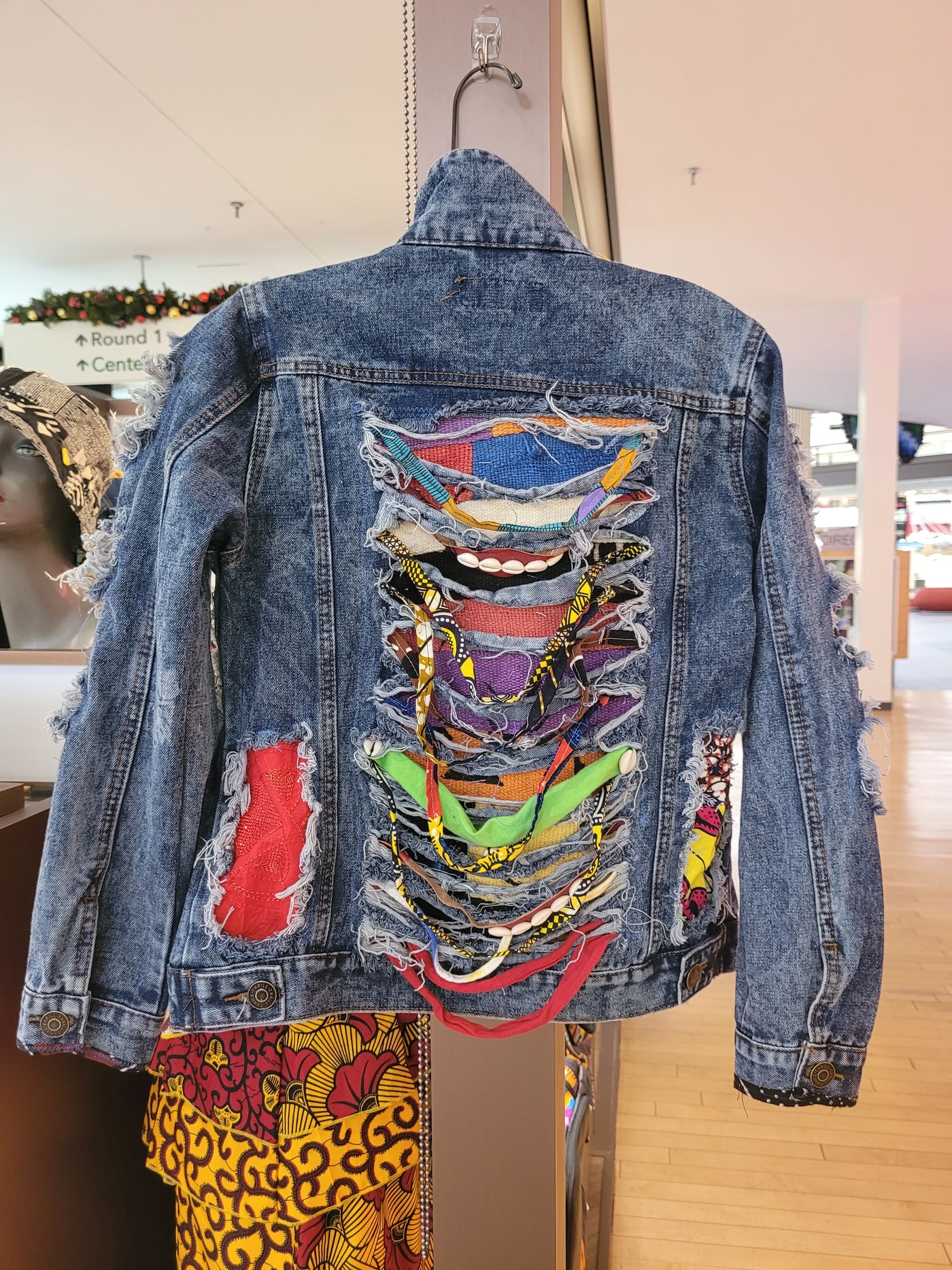 Afrofunk Wear - Washed Denim & Mudcloth
