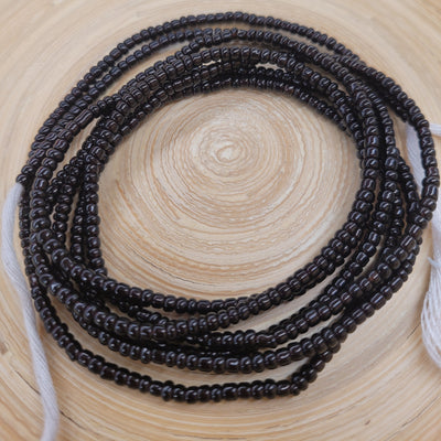 "BLACK ON BLACK" Waist Beads