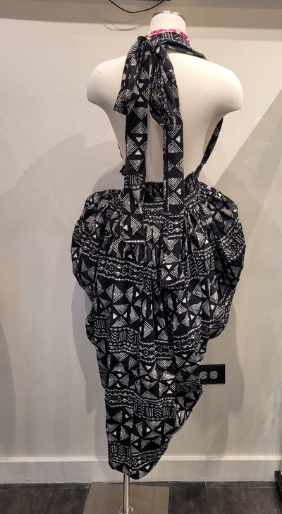 African Print Infinity Wrap Dress