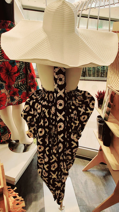 African Print Infinity Wrap Dress