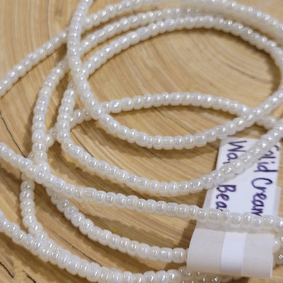 Solid Cream Waist Beads