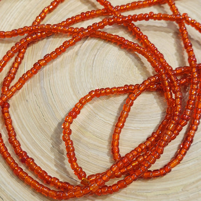 Solid Red Waist Beads