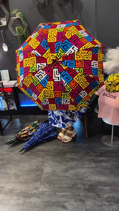Umbrella-African Print Umbrella