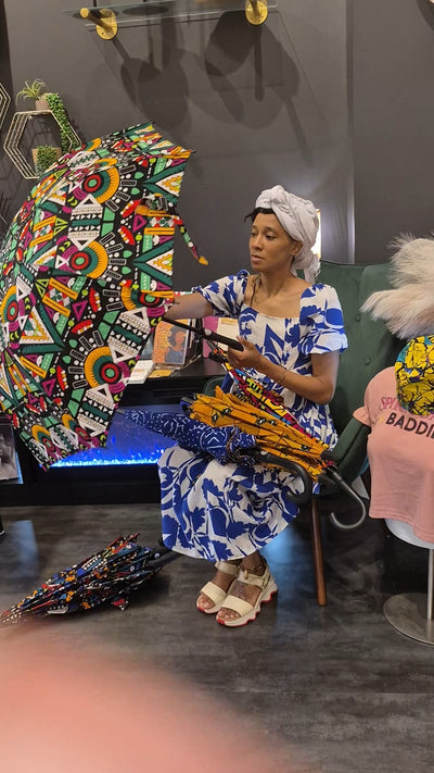 Umbrella-African Print Umbrella