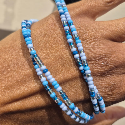 Lux Multicolor Matte Waist Beads