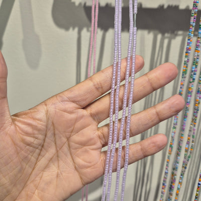 Lux Pink & Purple Matte Waist Beads