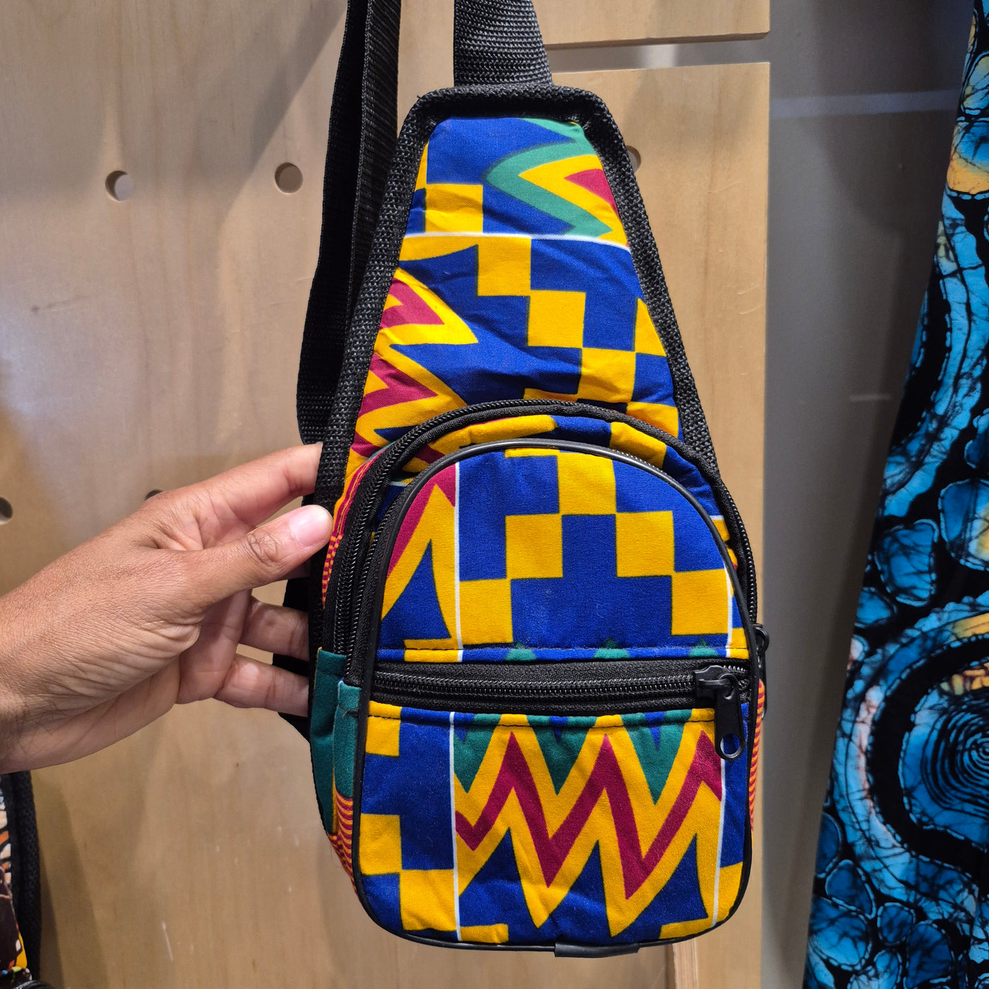 African print Crossbody Bag