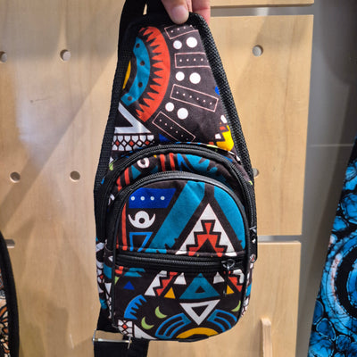 African print Crossbody Bag