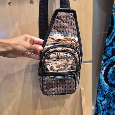 African print Crossbody Bag