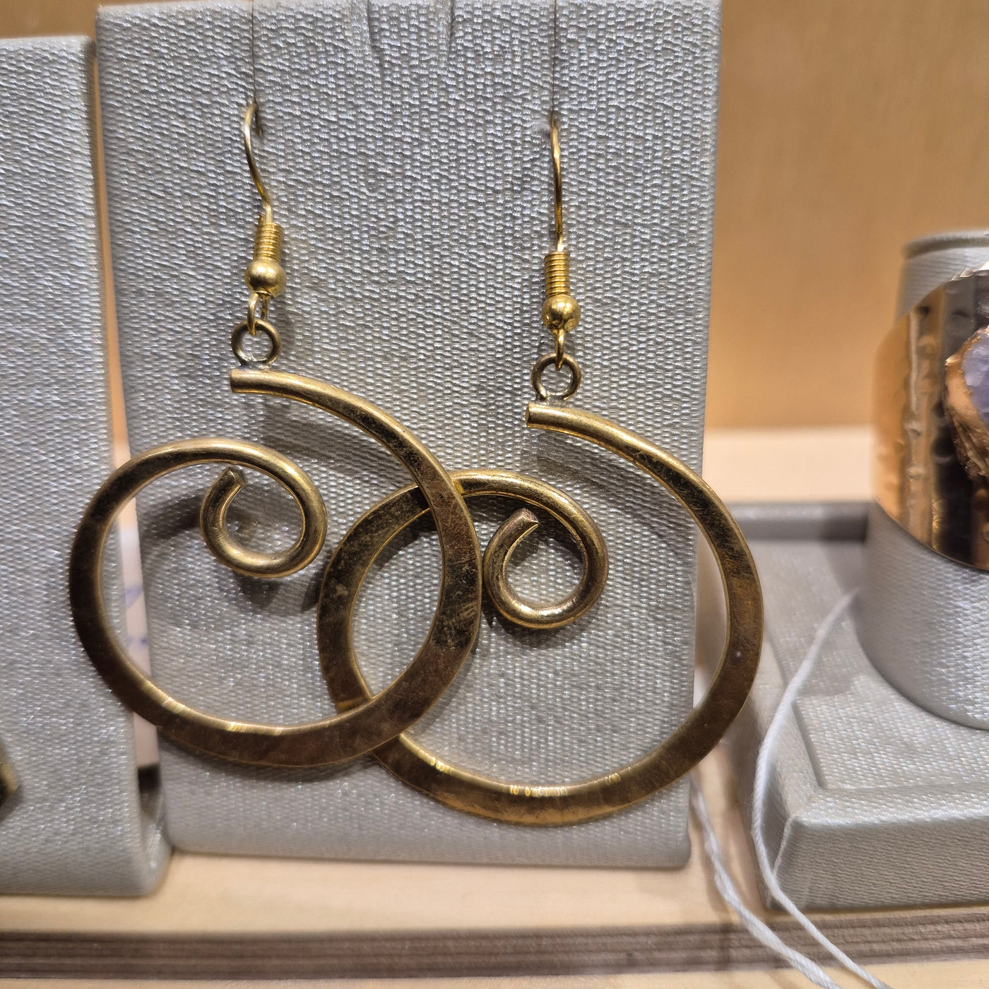 Kenyan Brass Earrings