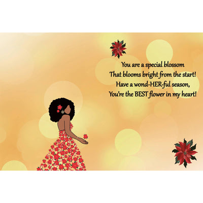 Holiday Christmas Cards & Envelopes Christmas Blossom