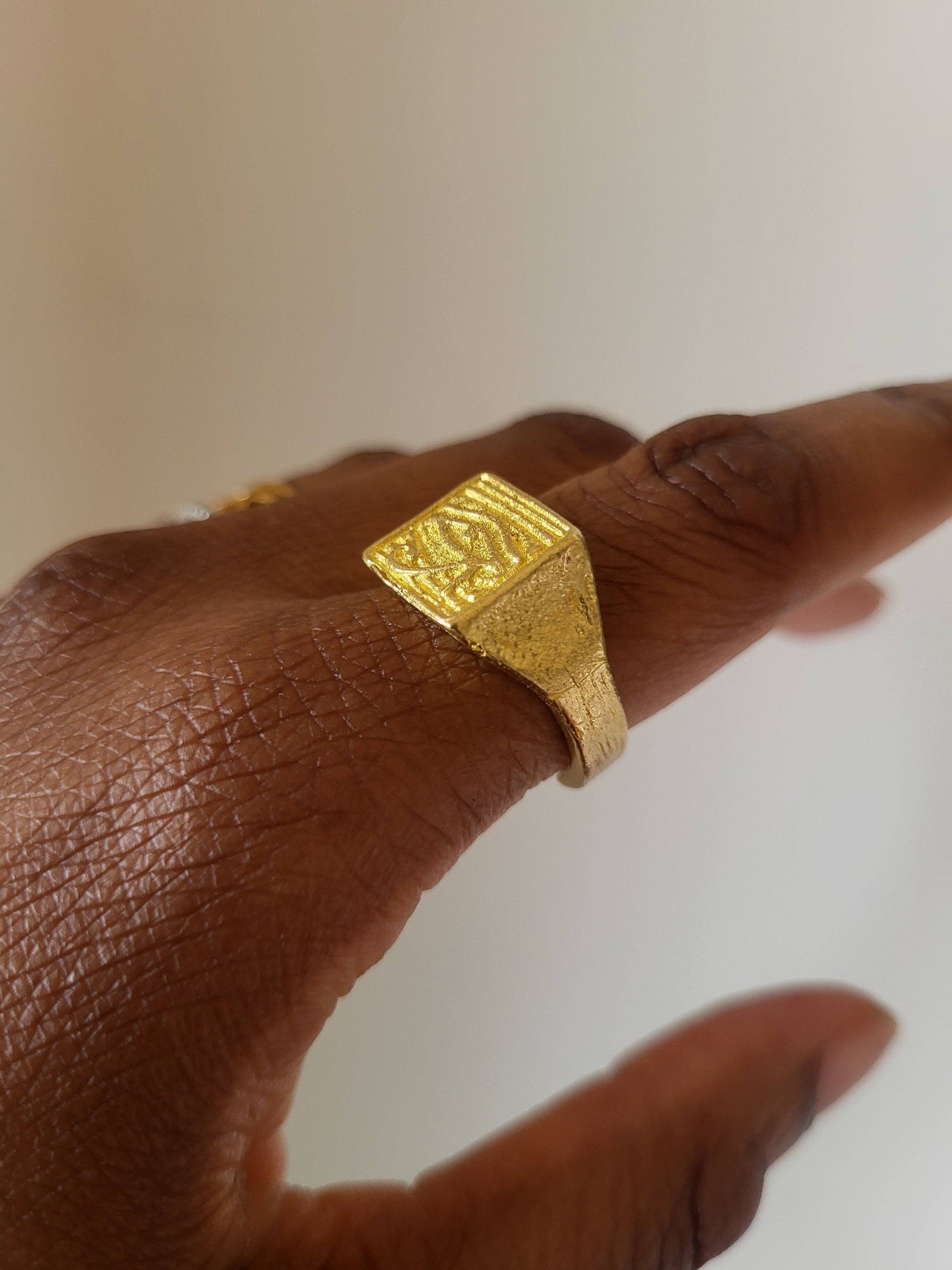 Eye of Horus Brass Ring