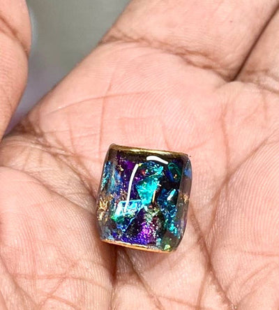 Dichroic Style Loc Bead Set of 5