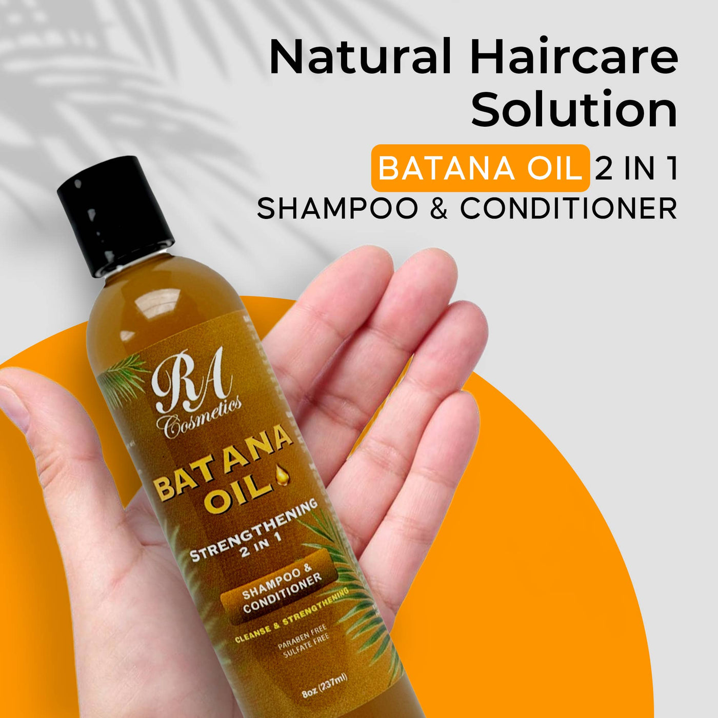 Batana Oil Strengthening 2 In 1 Shampoo & Conditioner 8oz