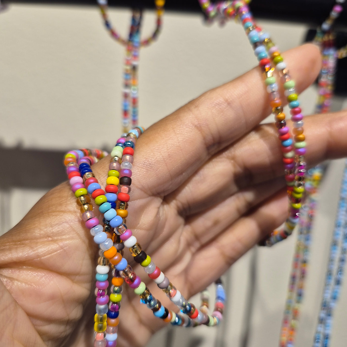 Lux Multicolor Matte Waist Beads