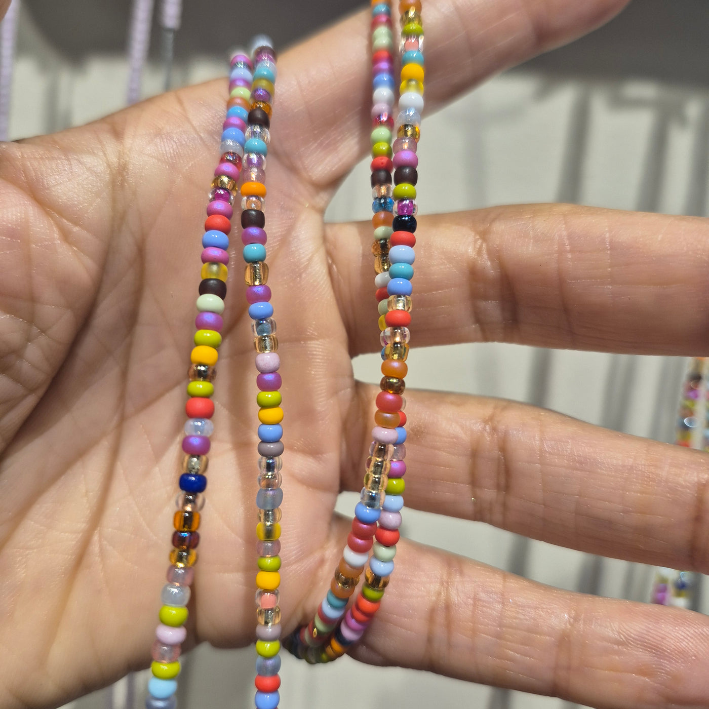 Lux Multicolor Matte Waist Beads
