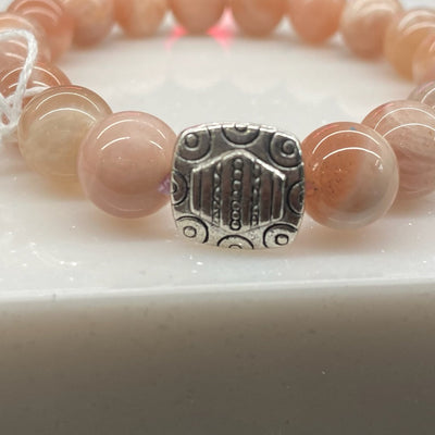 Natural Pink Sunstone Bracelet by HGJ