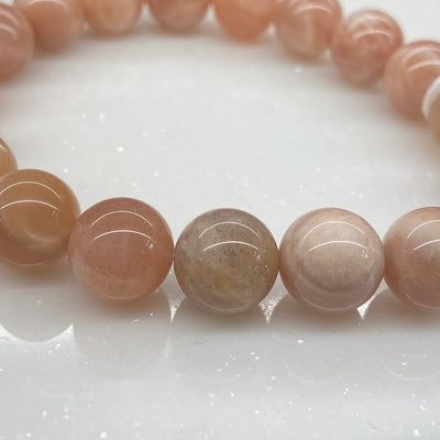 Natural Pink Sunstone Bracelet by HGJ