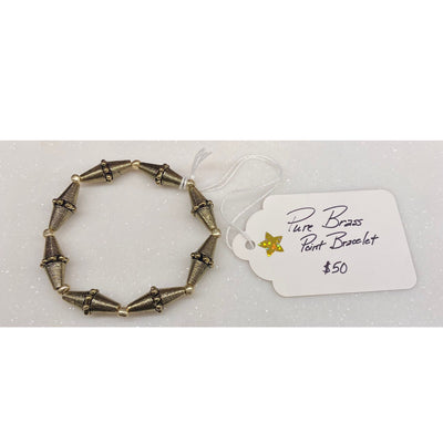 Pure Brass Point Bracelet by HGJ
