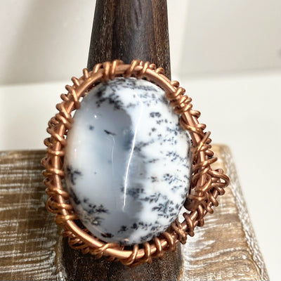 Dendrite Opal Ring by TRMC