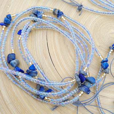Lapis Lazuli Crystal Waist Beads