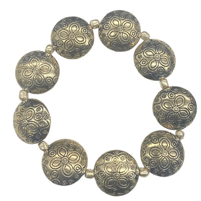 Pure Brass Flower Bracelet by HGJ