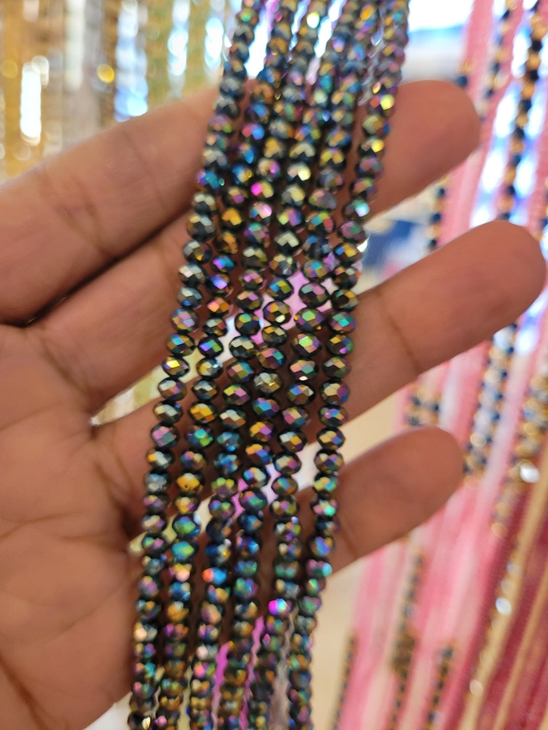 Iridescence Shimmer Waist Beads