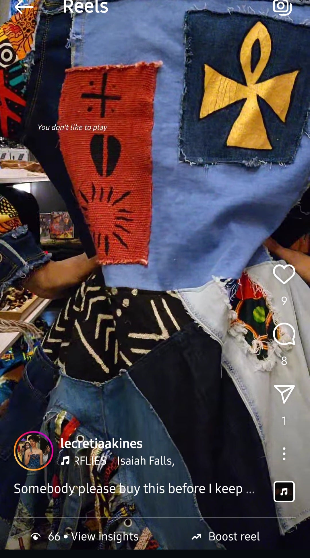 Afrofunk Wear Long Denim Dress/Jacket