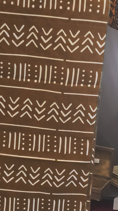 "GROUNDED"- Premium African Print Head Wrap