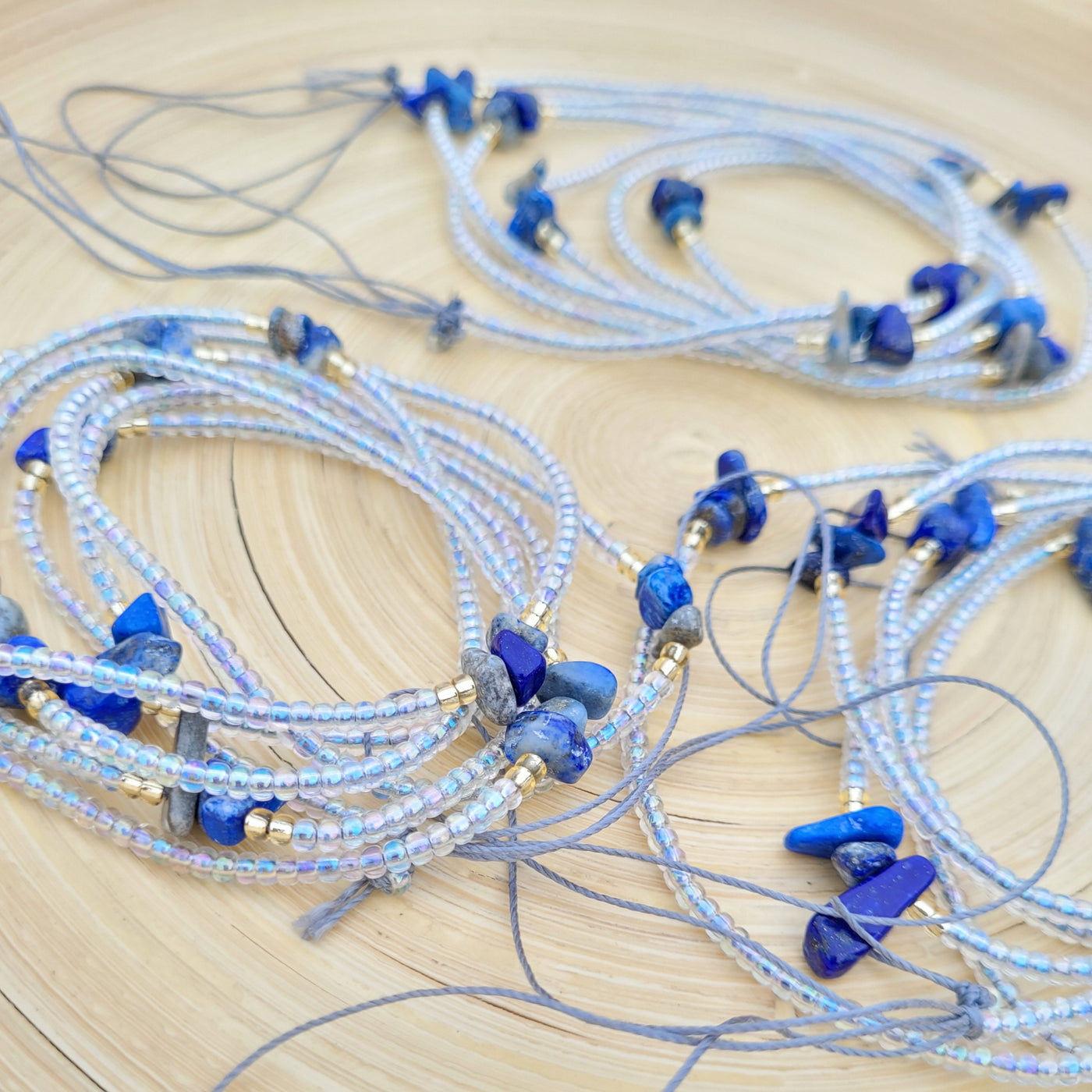 Lapis Lazuli Crystal Waist Beads