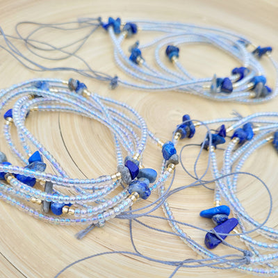 Lapis Lazuli Crystal Waist Beads