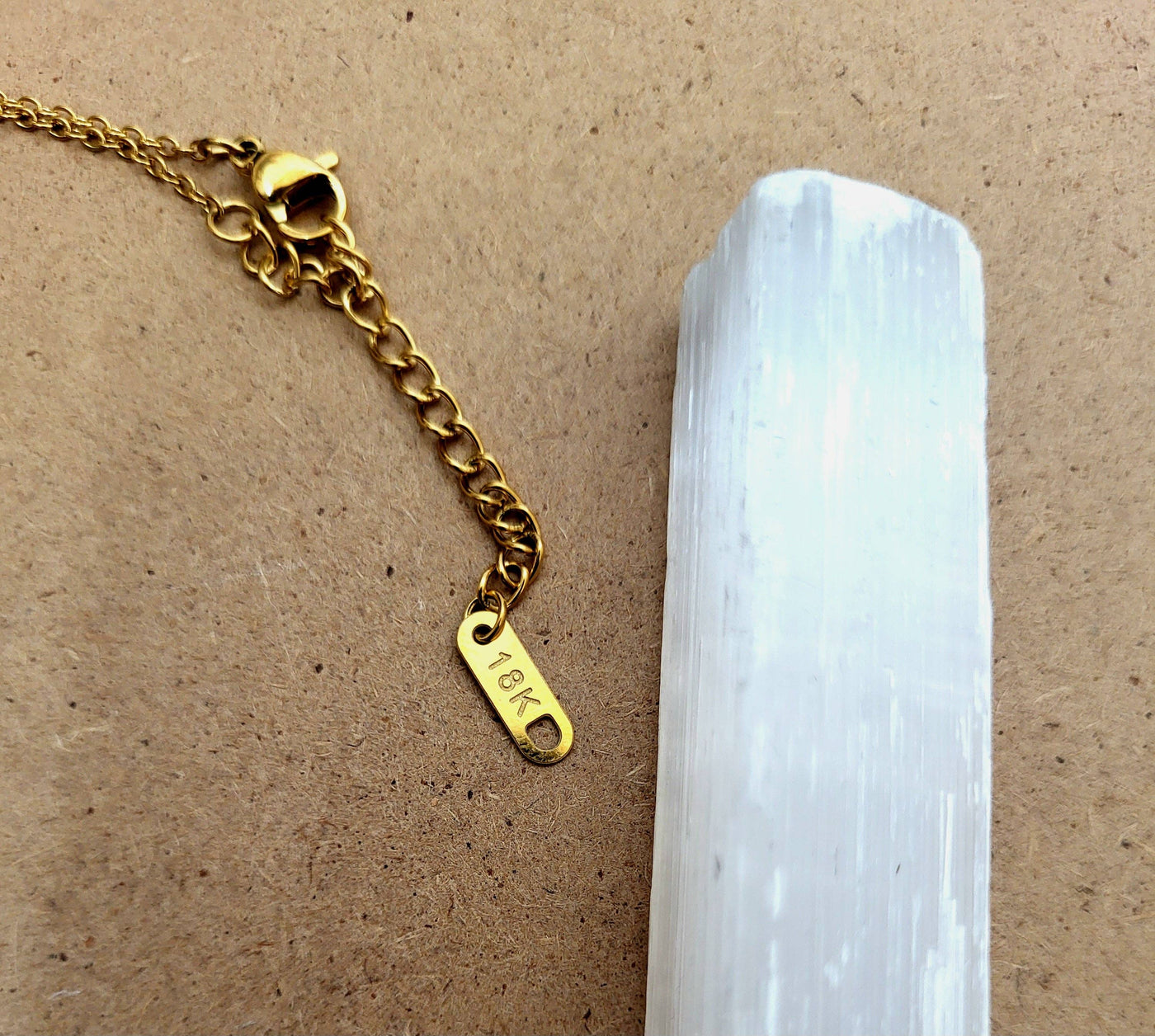 18K Gold Plated "Stay Soft" Pendant