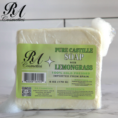 Pure Castille Bar Soap w/ Lemongrass - 6oz