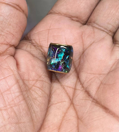 Dichroic Style Loc Bead Set of 5